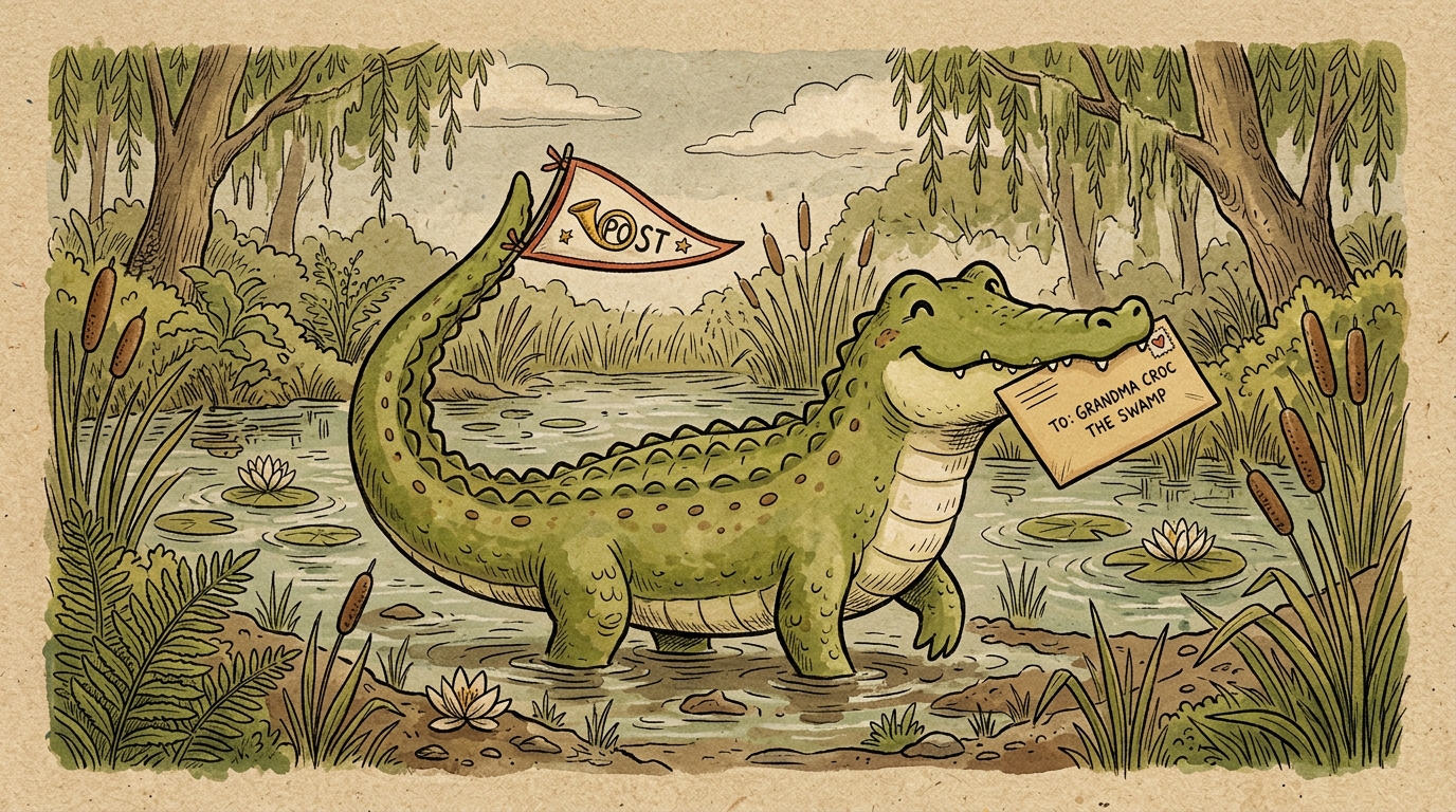 Creative Croc Club Mascot
